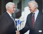 Joe Biden + Mike Pence Dual Signed 11x14 Photo w/ 