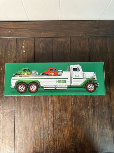 New Listing2022 Hess Toy Truck Flatbed With 2 Hot Rods-Brand New