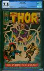 Thor #129 ⭐ CGC 7.5 ⭐ 1st App of ARES! Early Hercules Pluto & Zeus Marvel 1966