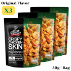 Crispy Fried Chicken Skin Snack Max Oceans Original Flavor Camping Party 3x30g