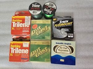 Fishing Line Lot, Various Brands, New Old Stock, See Notes