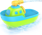 Bath Toy, Automatic Water Spray Squirt Boat, Battery Operated Sprinkler Bathtub