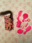 New ListingOriginal Vintage Mattel Kelly baby Krissy doll plus pink accessories