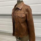 Women’s Scully Leather Jacket Trucker Bomber Style Small