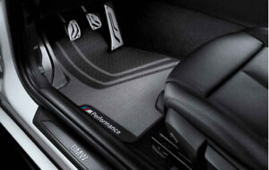 BMW M4 Performance Floor Mats 4 Series F32 F33 F82 2013-2018 Front 51472407305