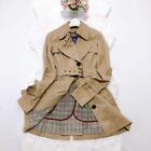 Women's Burberry Blue Label Trench Coat w/Liner Asian Fit 36 (US size XS)