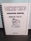 Nintendo Donkey Kong Arcade Manual Parts list Schematics wiring diagrams bound
