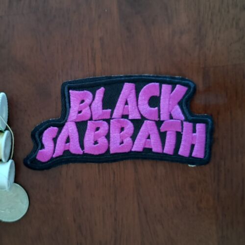 Black Sabbath Patch Heavy Metal Rock Band Ozzy Embroidered Iron On 2.25x4.5”