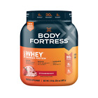 Body Fortress 100% Whey, Premium Protein Powder, Strawberry, 1.78lbs