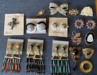 Lot Of 16 Vintage Brooches, Pins, Clip-on Earring, Kramer Mamselle