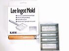 Lee Reloading Aluminum 4 Cavity .5/1lb Ingot Mold w/Hardwood Handle 90029