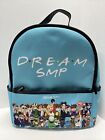 DREAM SMP BACKPACK  Bag Teal Blue Friends TV Show Style Logo  15” X 13” Gaming