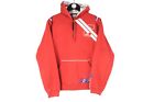 VINTAGE NIKE CORTEZ HOODIE SIZE S red hooded jumper 00s sport style