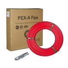 EFIELD 1 inch x 100ft RED Pex-A Pipe/Tubing for Potable Water with Pipe Cutter