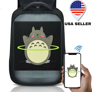 BEST Gift! LED, light-up Backpack,high school,college.bluetooth,wifi laptop bag