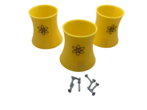 Data East Simpsons Pinball Cooling Towers New Design - Yellow