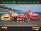 1996 Hendrick Motorsports Quaker State NASCAR Hero Card GORDON LABONTE SCHRADER