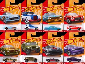 Hot Wheels 2019 Target Throwback Edition Set of 8, 1/64 Diecast Model Cars