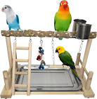 New ListingPINVNBY Bird Playground Parrot Playstand Birds Play Stand Wood Exercise Perch