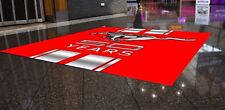 Quality FLOOR Graphic Decal Red Silver Shelby Ford Mustang Garage Floor ArtSign