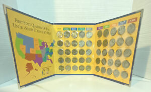 1999-2008 First State Quarters of the United States Collector's Map