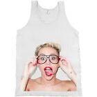Miley Cyrus Tongue Out Bella + Canvas Tank Top Hannah Montana Shirt Bangerz