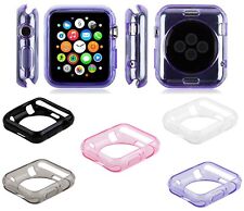 Gel Open Face Case Bumper Protector Cover for Apple Watch Series 1 2 3 4 5 6 SE