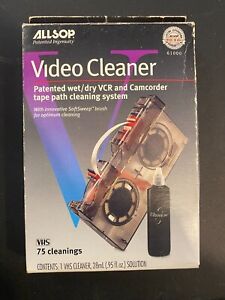 Allsop 61000 4-in-1 Wet/Dry VCR & Camcorder Tape Path Head Video Cleaner