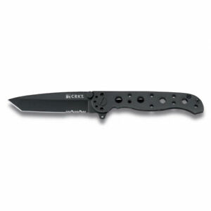 CRKT M16 - 10KS TANTO BLACK WITH TRIPLE POINT SERRATIONS STAINLESS STEEL HANDLE