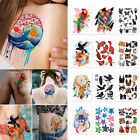 Removable Temporary Art Fake Tattoo Sticker Waterproof Body Arm Kid Women Men