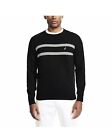 Nautica Mens Classic Fit 100% Cotton Sweater, True Black, Medium