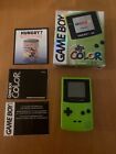 Gameboy Color Kiwi Green with Box and Manuals