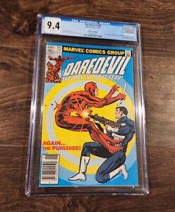 Daredevil #183 CGC 9.4 NM White Newsstand 1st Punisher & DD Meeting Miller Cover