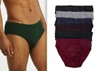 6 Pack Men Bikinis Briefs Underwear 100% Cotton Lined Knocker M705L Stripe 36-38