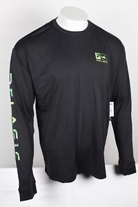 Pelagic Men's Aquatek Icon Fishing Shirt Long Sleeve 3XL Black