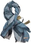 NWT BURBERRY GIANT EXPLODED CRINKLE LINEN CHECK LARGE SCARF WRAP  MADE IN ITALY