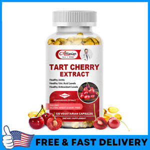 Tart Cherry Extract 1000mg with Celery Seed Uric Acid Cleanse Antioxidant Pills
