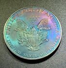 Outstanding 2009 American Rainbow TONED Silver Eagle Dollar 1 oz fine silver!
