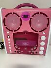 The Singing Machine Pink Kids Portable CD Karaoke Machine