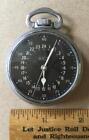 Hamilton 4992B US Military WWII AN-5740 G.C.T. Pocket Watch, 24 Hour, Needs Work