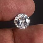5.0 Ct Certified Natural Round Cut White Zircon Diamonds VVS Loose Gems Y-858