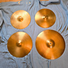 Vintage Avedis Zildjian Cymbals with SKB Hard Case