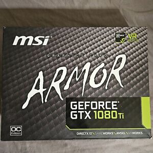 MSI Armor NVIDIA GeForce GTX 1080 TI Graphics Video Card