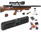 Hatsan FlashPupQE .22 Cal Air Rifle w/ Scope & Case & Targets & Pellets Bundle