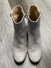Katy Perry The Louise Gray Suede Heeled Ankle Booties Size 7.5