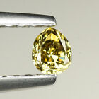 0.13cts Grayish Green Pear Natural Loose Diamond 