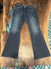 American Eagle Women's Kick Boot SuperStretch Size 10 Short Blue Dark Wash Jeans