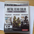 Sony PlayStation 3 PS3 Metal Gear Solid HD Collection NEW