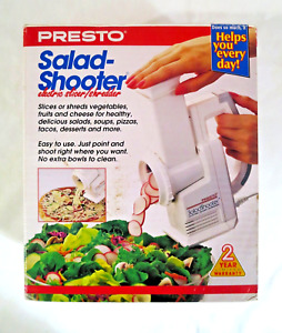 PRESTO SALAD SHOOTER SLICER SHREDDER 02910, Portable, Vintage, New, Open Box