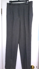 Sag Harbor Pants Women 12 Gray Wool Blend Trousers/Slacks